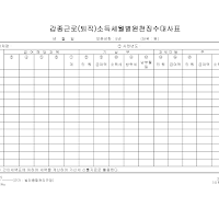 갑종근로(퇴직)소득세월별원천징수대사표